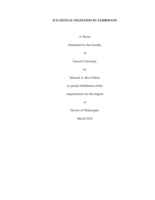 Ice crystal ingestion by turbofans