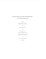 Integrated production, inventory and pricing decisions in two-echelon supply chains