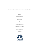 Tissue damage characterization using non-invasive optical modalities
