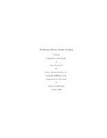 Predicting software change coupling
