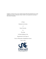 Validation of Clinical Tests Used to Identify Patients Who Would Benefit From Trunk Stabilization Exercises: Preliminary Steps to Refine Test Interpretation and Improve Intervention Prescription