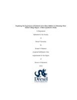 Exploring the experiences of enlisted active duty soldiers in obtaining their initial college degree: a basic qualitative study