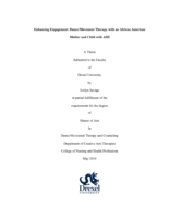 Enhancing engagement: dance/movement therapy with a mother and child with ASD