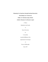 Enhancing user experience through emotional interaction: determining users interests in online art collections using AMARA (Affective Museum of Art Resource Agent)