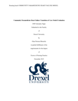 Community paramedicine heart failure transition of care model evaluation
