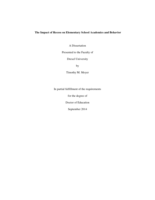The impact of recess on elementary school academics and behavior
