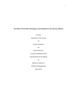 The effect of time-shift technology on late newscasts in the top four markets
