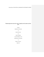 Relational aggression in university women: comparing sorority members and their peers