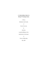 A crashworthiness study of a Boeing 737 fuselage section