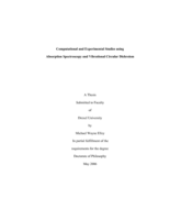 Computational and experimental studies using absorption spectroscopy and vibrational circular dichroism