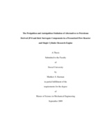 The preignition and autoignition oxidation of alternatives to petroleum derived JP-8 and their surrogate components in a pressurized flow reactor and single cylinder research engine