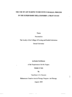 The use of art making to recount parallel process in the supervisory relationship: a pilot study