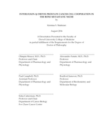 Interleukin-1[beta] drives prostate cancer cell cooperation in the bone metastatic niche