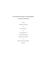 Post-traumatic stress disorder as a sentencing mitigator for veterans in criminal court