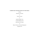 Feasibility study of marketing channels in the music industry