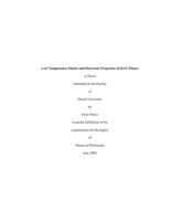 Low temperature elastic and electronic properties of MAX phases