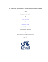 An architecture for reasoning in hybrid discrete-continuous domains