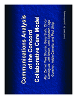 Communications analysis of the concord collaborative care model