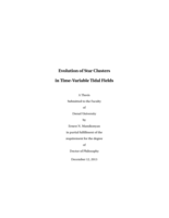 Evolution of star clusters in time-variable tidal fields
