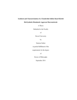 Synthesis and characterization of a chondroitin sulfate based hybrid bio/synthetic biomimetic aggrecan macromolecule