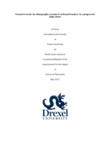Trusted to teach: an ethnographic account of 'artisanal teachers' in a progressive high school