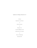 Analysis of a strange attractor in R⁴