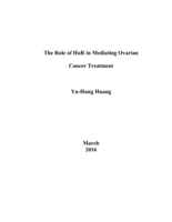 The role of HuR in mediating ovarian cancer treatment
