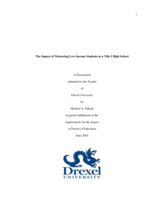 The impact of mentoring low-income students at a Title I high school