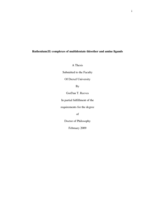 Ruthenium(II) complexes of multidentate thioether and amine ligands