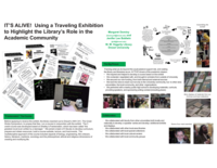 It's alive!: using a traveling exhibition to highlight the library's role in the academic community