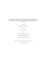 Earth, partial, and reduced gravity experiments and numerical work on propane-oxygen cool flames at sub-atmospheric pressures