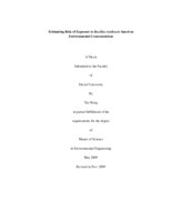 Estimating risk of exposure to Bacillus anthracis based on environmental concentrations