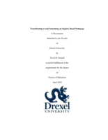 Transitioning to and sustaining an inquiry based pedagogy