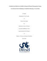 Facilitators and barriers to healthy eating and disease management among low-income seniors residing in subsidized housing: a case study
