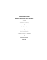 Some stochastic properties of random classical and Carlitz compositions