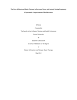 The uses of music and music therapy to decrease stress and anxiety during pregnancy: a systematic categorization of the literature