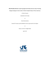 Mixed Reality Interiors: Exploring Augmented Reality Immersive Space Planning Design Archetypes for the Creation of Interior Spatial Volume 3D User Interfaces