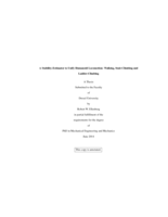 A stability-estimator to unify humanoid locomotion: walking, stair-climbing and ladder-climbing