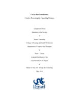 Clay in peer consultation: creative processing for counseling trainees