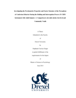 Investigating the psychometric properties and factor structure of the perceptions of confession behavior during the holding and interrogation process (P-CHIP) instrument with adult inmates: a comparison to juvenile justice-involved and community youth