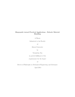 Humanoids toward practical applications: robotic material handling