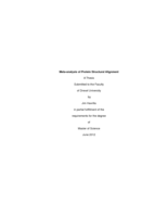Meta-analysis of protein structural alignment