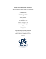Trust the process: exploring the integration of sports in dance/movement therapy with adolescents