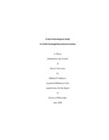 A microrheological study of sickle hemoglobin polymerization