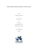 Multiscale Modeling of Nanostructure-Enhanced Two-Phase Heat Transfer