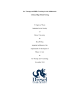 Art therapy and PBIS: treating at-risk adolescents within a high school setting