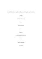 Kinetic studies of non-equilibrium plasma-assisted ignition and combustion