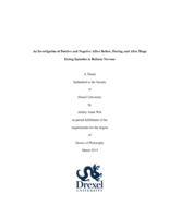 An investigation of positive and negative affect before, during, and after binge eating episodes in bulimia nervosa