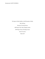 The impact of safety huddles on staff perception of safety