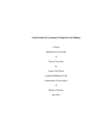 Visual serial-list learning in temporal lobe epilepsy